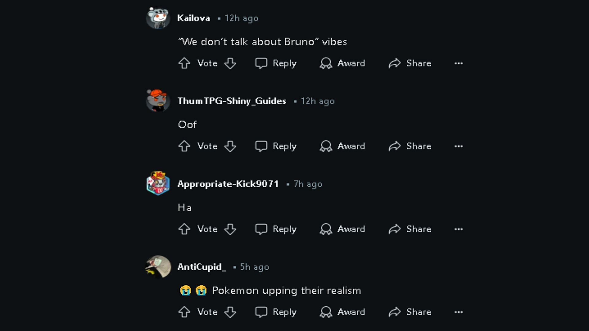 Many users on the subreddit seem to enjoy the comedy the visual bug provides. (Image via Reddit)